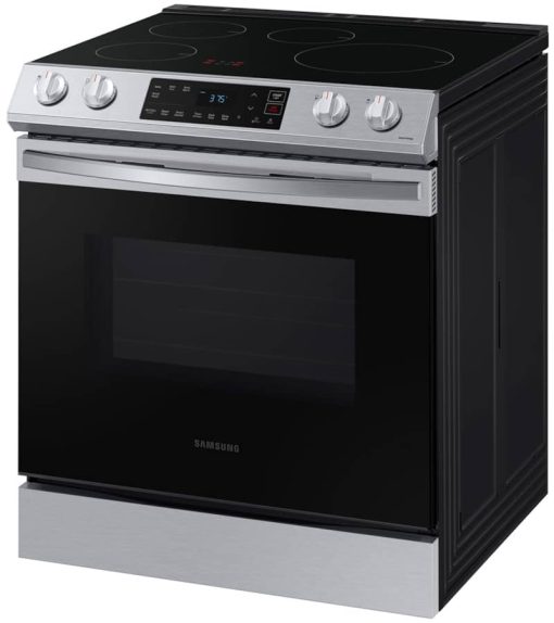 Samsung 6.3 Cu. Ft. Fingerprint Resistant Stainless Steel Front Control Slide-In Induction Range - Image 3