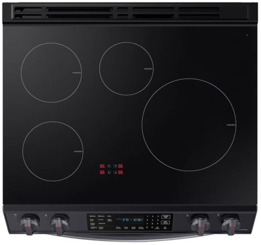 Samsung 6.3 Cu. Ft. Fingerprint Resistant Black Stainless Steel Front Control Slide-In Induction Range With Air Fry - Image 7