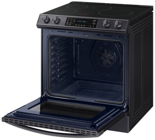 Samsung 6.3 Cu. Ft. Fingerprint Resistant Black Stainless Steel Front Control Slide-In Induction Range With Air Fry - Image 5