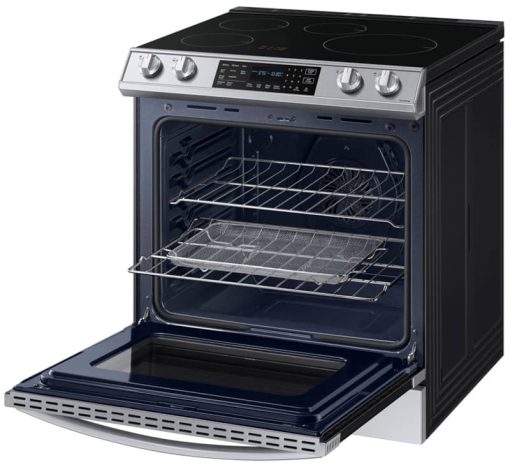 Samsung 6.3 Cu. Ft. Fingerprint Resistant Stainless Steel Front Control Slide-In Induction Range With Air Fry - Image 4