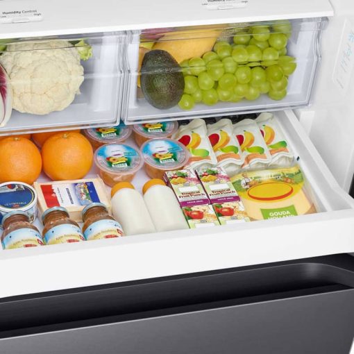 Samsung ADA 22 Cu. Ft. Fingerprint Resistant Black Stainless Steel Smart 3-Door French Door Refrigerator - Image 7
