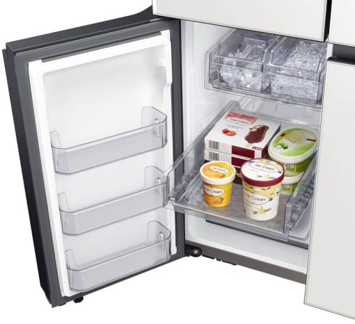 Samsung ADA 23 Cu. Ft. White Glass BESPOKE CounterDepth 4-Door Flex Refrigerator - - Image 9