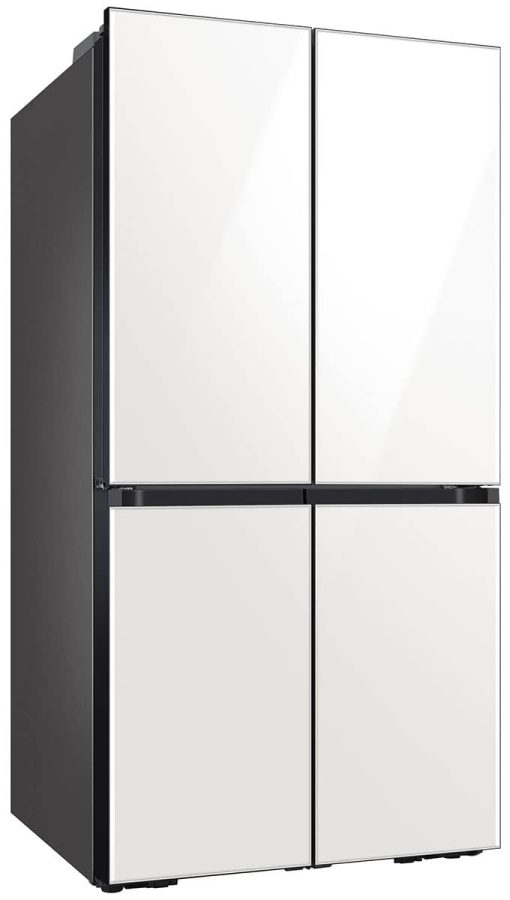 Samsung ADA 23 Cu. Ft. White Glass BESPOKE CounterDepth 4-Door Flex Refrigerator - - Image 4