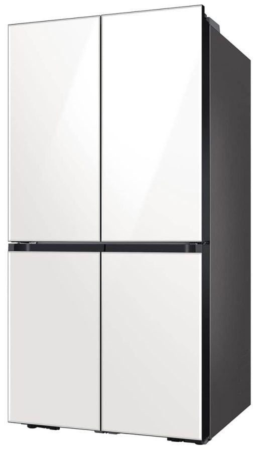 Samsung ADA 23 Cu. Ft. White Glass BESPOKE CounterDepth 4-Door Flex Refrigerator - - Image 3