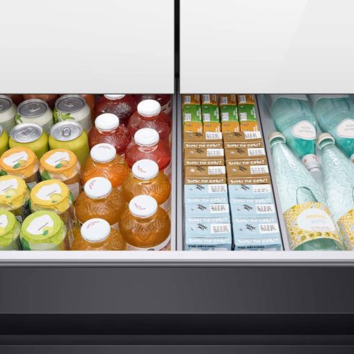 Samsung ADA 23 Cu. Ft. White Glass BESPOKE Counter Depth 4Door French Door Refrigerator With Beverage Center - - Image 13