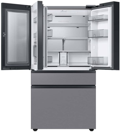Samsung ADA 23 Cu. Ft. Stainless Steel BESPOKE Counter Depth 4Door French Door Refrigerator With Beverage Center - - Image 3