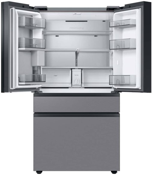 Samsung ADA 23 Cu. Ft. Stainless Steel BESPOKE Counter Depth 4Door French Door Refrigerator With Beverage Center - - Image 2