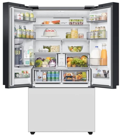 Samsung ADA 24 Cu. Ft. Custom Panel BESPOKE Counter Depth 3-Door French Door Refrigerator With AutoFill Water Pitcher - Image 3