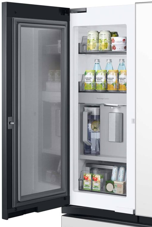 Samsung ADA 24 Cu. Ft. Custom Panel BESPOKE Counter-Depth 3-Door French Door Refrigerator With Beverage Center - Image 5