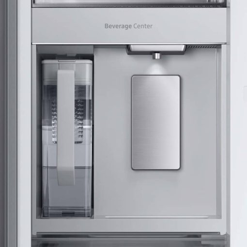 Samsung ADA 24 Cu. Ft. Custom Panel BESPOKE Counter-Depth 3-Door French Door Refrigerator With Beverage Center - Image 6