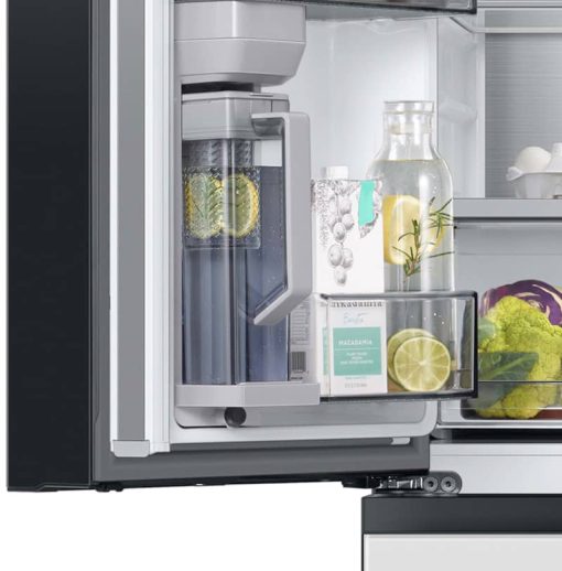 Samsung ADA 29 Cu. Ft. White Glass BESPOKE 4-Door French Door Refrigerator With AutoFill Water Pitcher - Image 5
