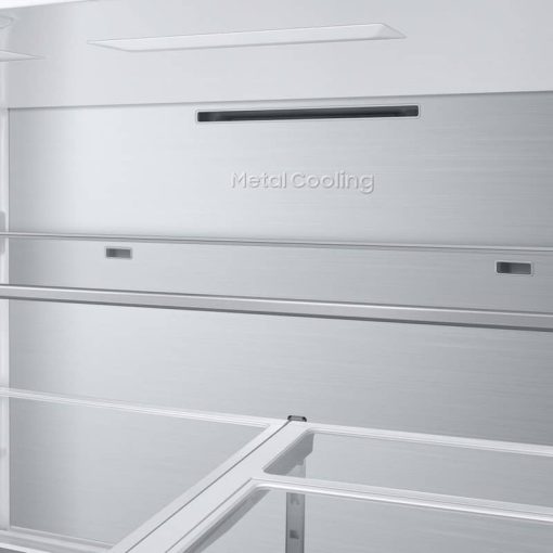 Samsung 29 Cu. Ft. Custom PanelReady With Charcoal Glass Family Hub Panel BESPOKE 4-Door French Door Refrigerator - - Image 11