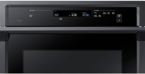 Samsung 30" Fingerprint Resistant Black Stainless Steel Smart Single Wall Oven With Steam Cook - Image 4