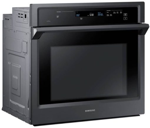 Samsung 30" Fingerprint Resistant Black Stainless Steel Smart Single Wall Oven With Steam Cook - Image 3