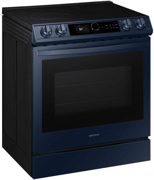 Samsung ADA 6.3 Cu. Ft. Fingerprint Resistant Navy Steel BESPOKE Front Control Slide-In Electric Range With Smart Dial & Air Fry - Image 6