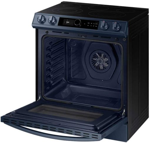 Samsung ADA 6.3 Cu. Ft. Fingerprint Resistant Navy Steel BESPOKE Front Control Slide-In Electric Range With Smart Dial & Air Fry - Image 5