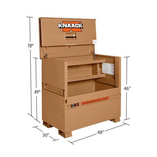 30-in W x 48-in L x 49-in Steel Jobsite Box - Image 2