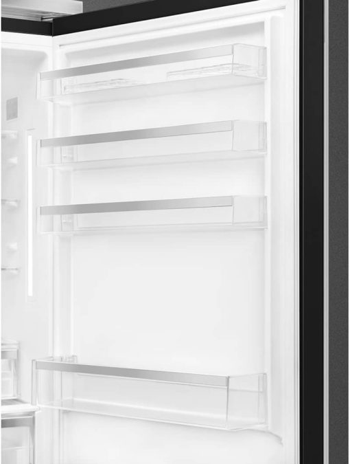 Smeg Portofino 28" Black Right-Hinge Bottom Mount Refrigerator with Manual Ice Maker - Image 7