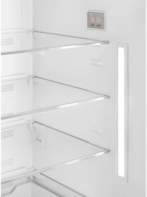 Smeg Portofino 28" Black Right-Hinge Bottom Mount Refrigerator with Manual Ice Maker - Image 6