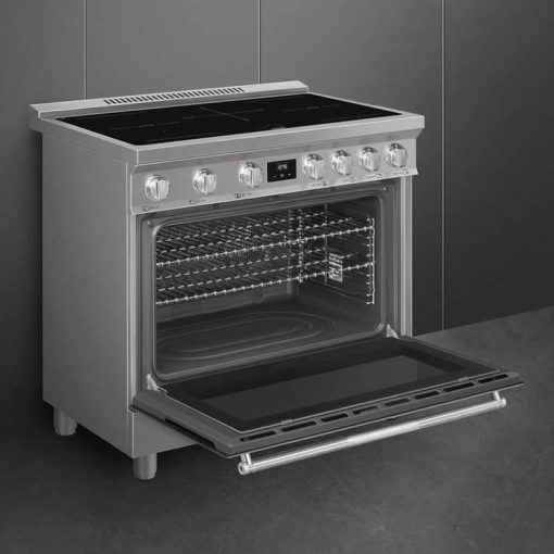Smeg Professional Series 36" Stainless Steel Induction Range - Image 4