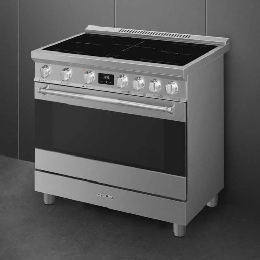 Smeg Professional Series 36" Stainless Steel Induction Range - Image 3