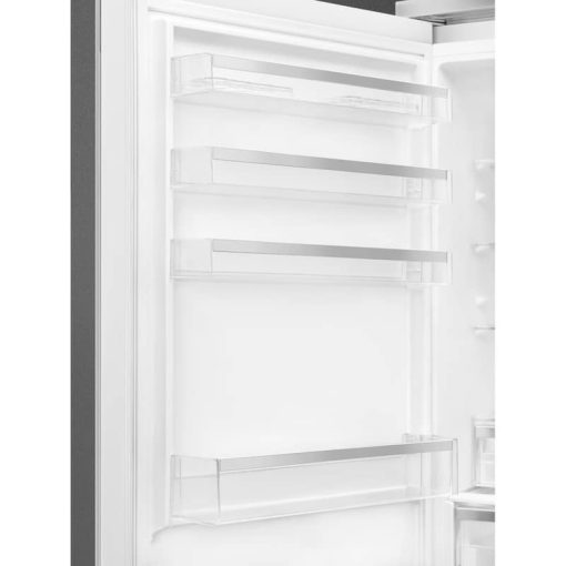 Smeg Portofino 18 Cu. Ft. White Left-Hinge Bottom Mount Refrigerator - Image 8