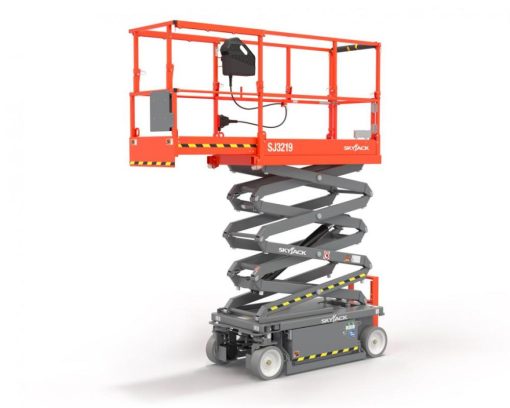 Skyjack Scissor Lift 19' Maximum Platform Height 32" Width Electric
