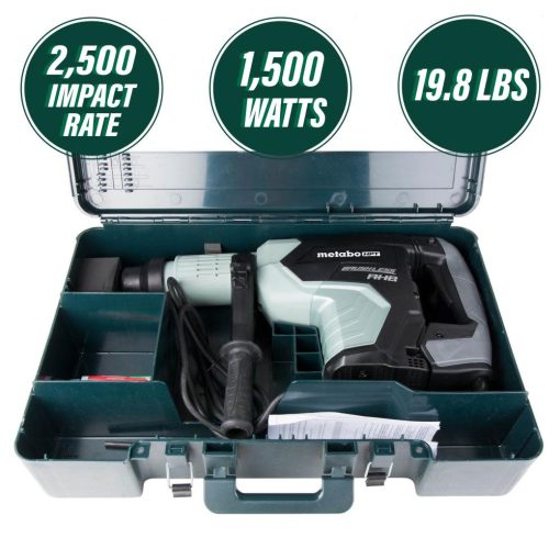 1-3/4 Inch SDS Max Rotary Hammer with Aluminum Housing Body | DH45ME - Image 2