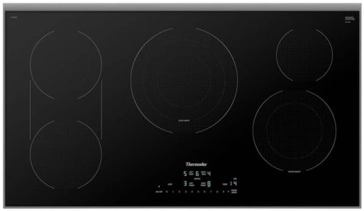 Thermador ADA Masterpiece Series 36" Black With Stainless Frame Electric Cooktop