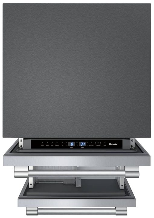 Thermador 24" Stainless Steel Under-Counter Double Drawer Refrigerator/Freezer With Professional Series Handle - Image 2