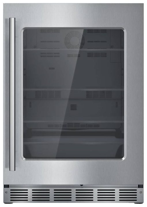 Thermador 24" Stainless Frame Right-Hinge Under-Counter Refrigerator With Masterpiece Series Handle