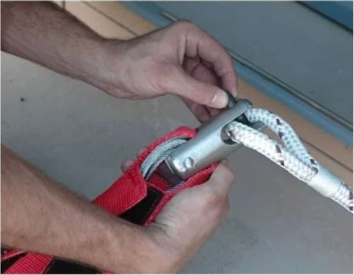 1 5/8" Swivel Rope Clevis (max. working load: 10,000 lbs) - Image 2