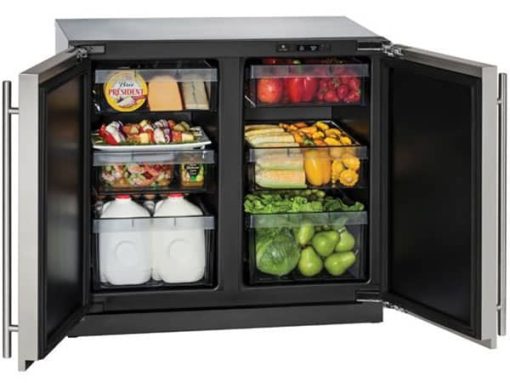 U-Line 3000 Series 36" Integrated Solid Dual-Zone Refrigerator - Image 2