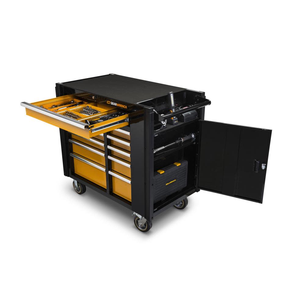 42" INDUSTRIAL MOBILE WORK STATION WITH 11 DRAWERS - Image 4