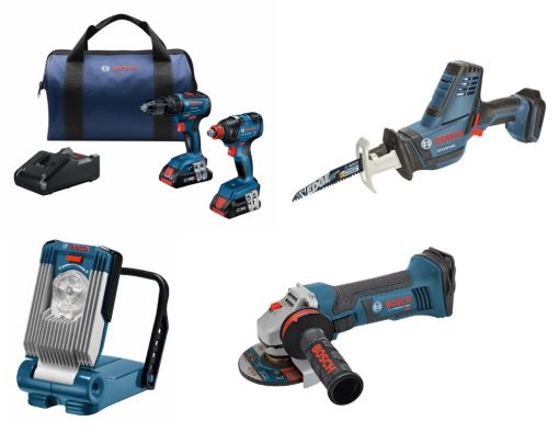 Bosch 5 Tool Combo Kit MEP Bundle