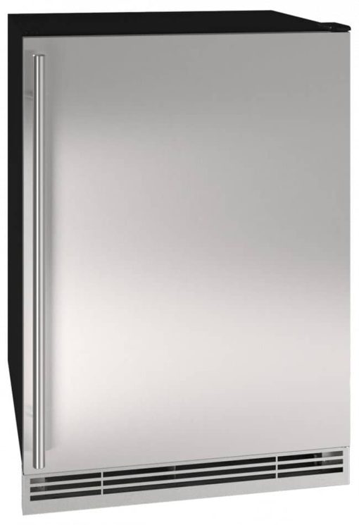U-Line 1 Class 24" Stainless Solid Convertible Freezer