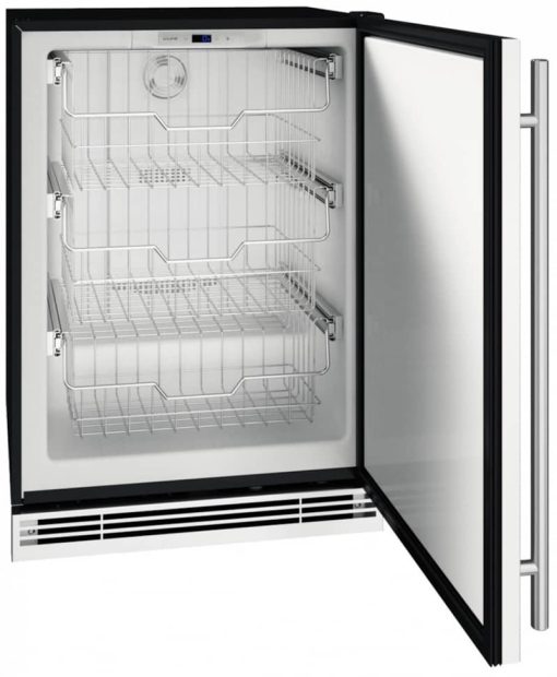 U-Line 1 Class 24" Stainless Solid Convertible Freezer - Image 2