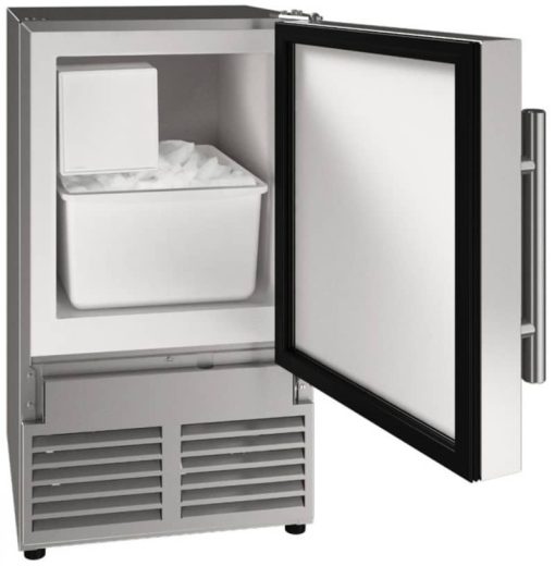 U-Line ADA Collection 14" Stainless Solid Crescent Ice Maker - Image 2