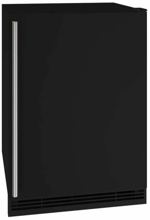 U-Line 1 Class 24" Black Solid Refrigerator/Freezer