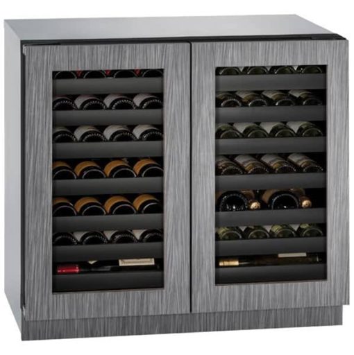 U-Line 3000 Series 36" Integrated Frame Dual-Zone Wine Refrigerator