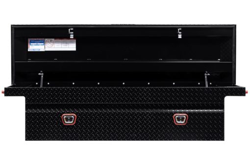 Weather Guard Saddle Box Aluminum Full Low Profile Gloss Black - Image 2