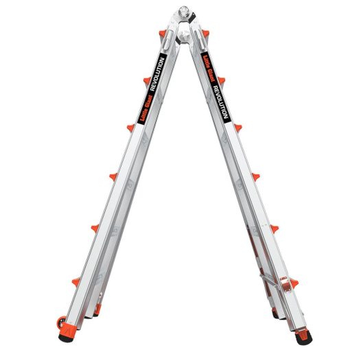 Revolution M26 Aluminum Type-1A Telescoping Multi-Position Ladder with Ratchet Leg Leveler - Image 4