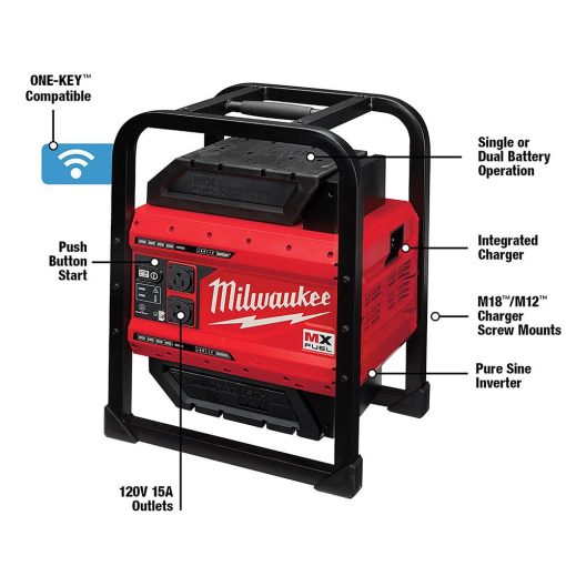 Milwaukee MX FUEL™ CARRY-ON™ 3600W/1800W Power Supply - Image 3