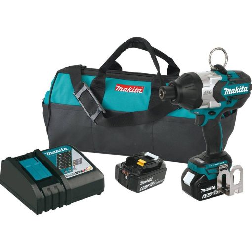18-Volt LXT Lithium-Ion Brushless Cordless High Torque 7/16 in. Hex Impact Wrench Kit
