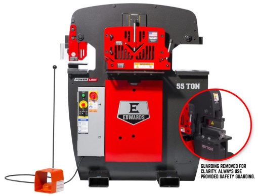 55 Ton Ironworker 3 Phase, 230 Volt, PowerLink, 10" Brake - Image 2