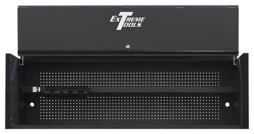 RX Series 72 In. x 30 In. Deep Hutch - Matte Black w/Black Handle, Power Tool Rack