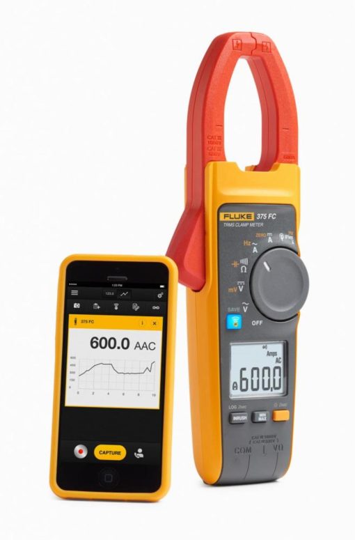 Fluke 375 FC True-RMS AC/DC Clamp Meter - Image 4