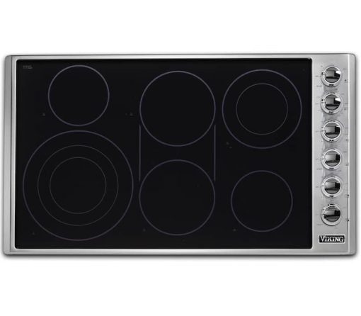Viking 5 Series 36" Stainless Steel Electric Cooktop
