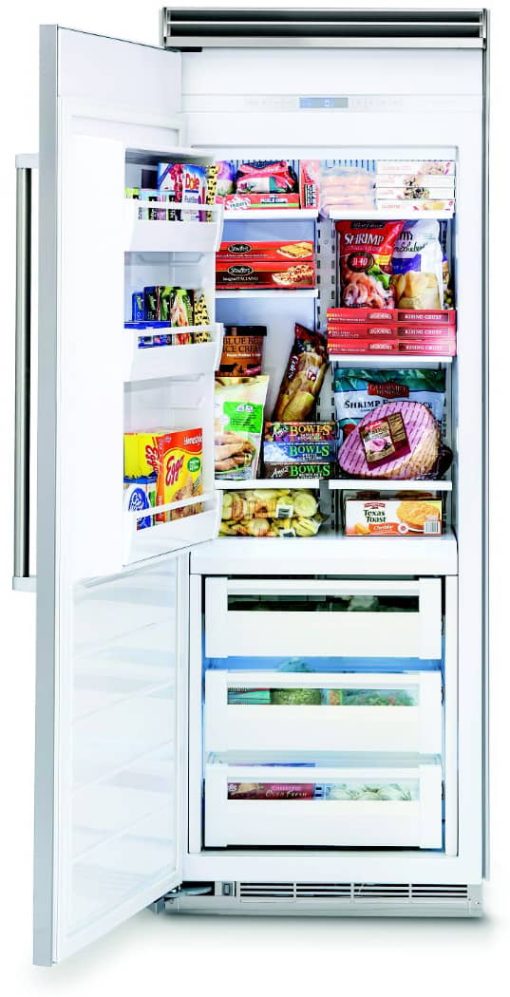Viking 5 Series QuietCool 30" Custom Panel Left-Hinge Built-In All Freezer - Image 3