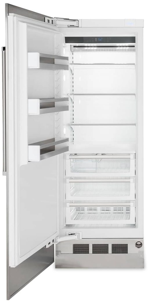 Viking 7 Series 30" Stainless Steel Left-Hinge Fully Integrated All Freezer - Image 2